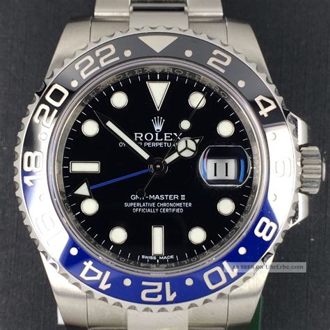 rolex gmt master 2 blau schwarz neu|Rolex GMT Master 2.